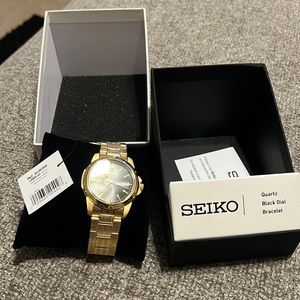 Men Seiko Gold Watch Brand New